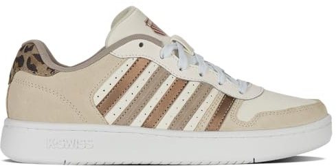 K-Swiss Damen Court Palisades Sneaker, WHCPGR/ROSGL/Leo/SWH, 42 EU