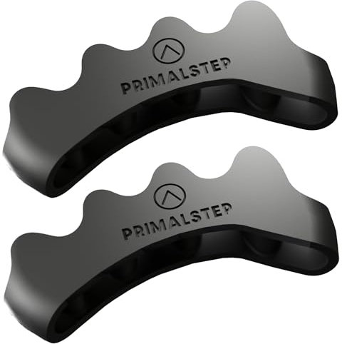 PrimalStep Size XL Toe Separators - Over 50% Thicker & More Durable - Dr. Recommended - Loved by Those with Bunions or Plantar Fasciitis - Toe Spacers for Athletic Mobility (Extra Large)