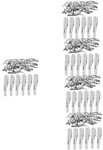 Alipis 250stücke Weihnachtsdekoration Alligator Clips Klemmen Für Christbaum Und Adventsgestecke Rostfreiem Leicht Und Tragbar Für Festliche Anlässe