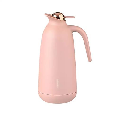 AJIRALTON Bouilloire Électrique Bouteille Isolante Intérieure En Acier Inoxydable Grand Récipient D'Eau Chaude Pour La Maison Cafetière Isolante Pour L'Extérieur Bouilloire À Thé/Rose