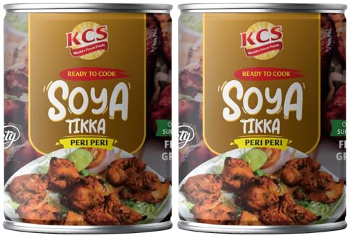 KCS SOYA Peri Peri Tikka 850g (Pack of 2) | Authentic Peri Peri Spice Blend | Quick & Easy to Cook | No Artificial Preservatives | Ideal for BBQ & Skewers