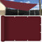 Sonnensegel, Sonnenschutz Baldachin 160 x 480 cm 95% UV Schutz, Regenschutz, Premium Polyester Uv-Beständiges Netz, Schattennetz Garten für Balkon, Pool Und Garten, Weinrot