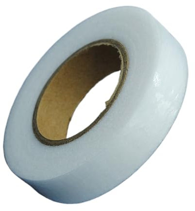 Uonguon Adhesive Fabric Tape, Double-Sided Roll, Heavy-Duty Iron-On Adhesion, Multi-Functional for Clothes, Ideal for Lining, Sewing, Collar, Cuff Hem Repairs
