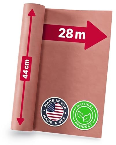 HOLY SMOKE® USA Butcher Paper 44 cm x 28 m Rolle - Metzgerpapier zum Grillen für saftiges Fleisch durch Low & Slow BBQ - Made in USA