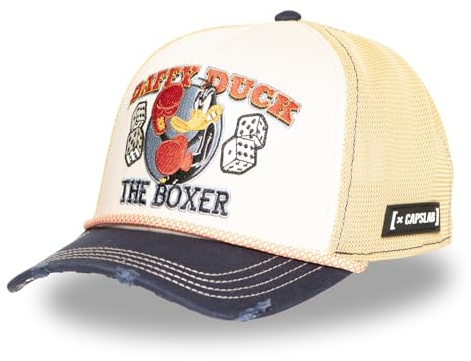 Capslab Kappe für Damen und Herren, Trucker-Kappe Looney Tunes, verstellbar durch Snapback
