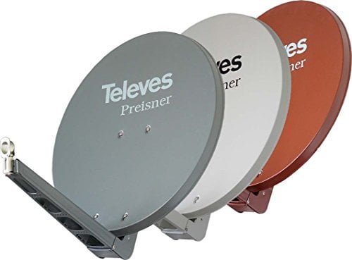 Televes s85qsd-z – Antenne (10,7 – 12,75 GHz, 39.5 dBi, 850 mm, 950 mm, 9.3 kg, rot)