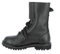 MIL-TEC Botas de combate francés de piel real con cordones, negro, 42