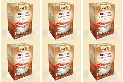 (6 PACK) - Yogi Tea - Org Bedtime Rooibos Vanilla | 17 Bag | 6 PACK BUNDLE