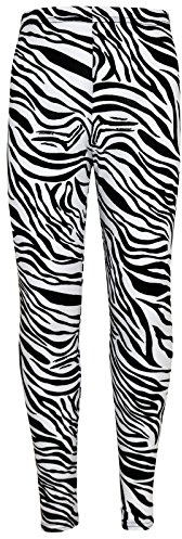 A2Z 4 Kids Girls Legging Animal Zebra Print Stylish Fashion Leggings 5 6 7 8 9 10 11 12 13 Years