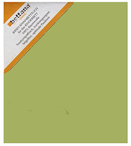 Bellana Kinder Jersey Spannbettlaken 60 - 70 x 120 - 140 cm Farbe: moos