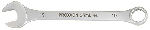 Proxxon 23924 Ring-Maulschlüssel SlimLine Größe 24mm - 15° abgewinkelt auf der Ringseite - Chrom-Vanadium Stahl