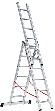 Euroline Alu-Mehrzweckleiter 3-teilig, 3071106