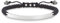 Thomas Sabo Damen Herren-Armband Love Bridge Totenkopf 925 Sterling Silber geschwärzt Nylon Zirkonia schwarz Länge von 14.5 bis 21 cm Brücke 5 cm LBA0069-889-11-L21v