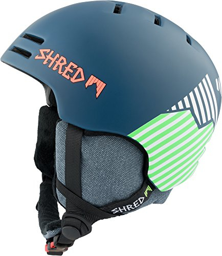 SHRED Herren Helm Slam-Cap Needmoresnow, Navy Blue/Green, S