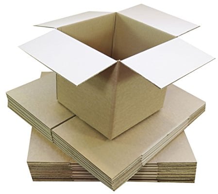 Triplast 101 x 101 x 101mm Small Single Wall 4x4x4 Shipping Mailing Postal Gift Cube Cardboard Boxes (Pack of 25)
