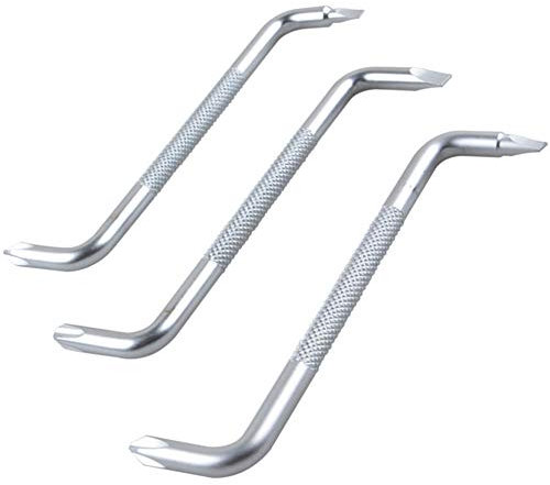 HLHome - Destornillador de doble propósito, con ángulo recto, doble propósito, destornillador en forma de Z, destornillador de cromo vanadio