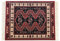 Schönes Mauspad im orientalischen Teppich-Stil, rot und schwarz, Miniaturteppich, Computer-Mauspad, rechteckig, rutschfest, Polyester, elegantes Bürozubehör