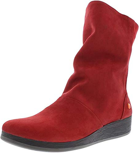 Stiefelette softinos ANN417SOF nobuck leather HW17, Farbe:rot, Größe:42
