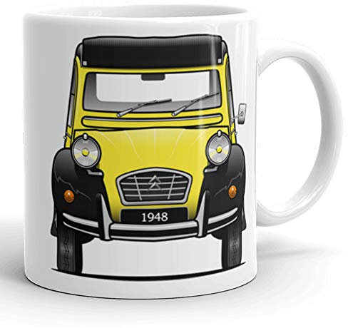 Flattwin Edition 2CV MUG - 2 CV Charleston Jaune