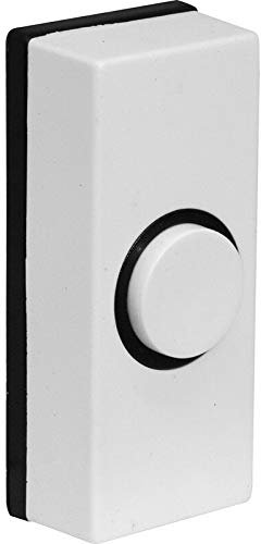 K M Electronics® Door Bell Chime Bell Push Press Button White Black Inserts
