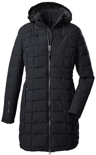 Killtec Skane Wmn Quilted Prk Parka en duvet avec capuche zippée Femme