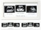 Trio Baby Bilderrahmen für Ultraschallbilder - Bilderrahmen Ultraschallbild Baby, Ultraschall Bilderrahmen Schwangerschaft, Ultraschallbilder Rahmen, Geschenke für Werdende Mamas (Alpine White)
