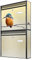 banjado® Briefkastenanlage 2 Fach 36x64x10cm mit Motiv/Briefkasten groß mit Namensschild/Postkasten A4 Einwurf inkl. Montagematerial & je 2 Schlüsseln/Briefkasten ohne Zeitungsfach