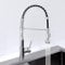 SÄUBER® Arzo Kitchen Sink Mixer Tap Pull Out Spray Head Swivel Spout Brass Body Single Lever Handle for Sinks Taps Faucet Modern Round, Chrome