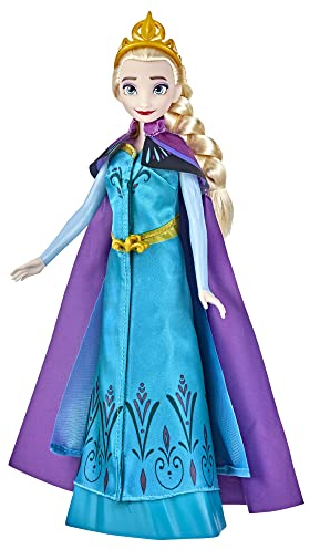 Hasbro Disney Frozen Elsa's Royal Reveal, Elsa Doll with 2-in-1 Fashion Change, Frozen Toy for Kids 3 and Up