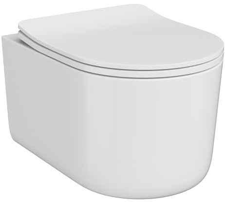 domino Lavita Keramik Hänge-WC-Toilette Giant Spülrandlos Soft-Close #115193