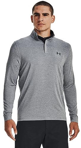 Under Armour Mens Play Off Zip Top Grey XXL