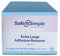 Safe n' Simple Extra Large Adhesive Remover for Skin - 4”x4.75” 50 Individually Wrapped Packets - Adhesive Remover Wipes - Medical Grade Isopropyl Alcohol Wipes - Alcohol Adhesive Remover Pads