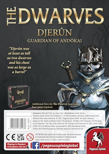 Pegasus Spiele 51937E The Dwarves Characterpack Djerun (English Edition)