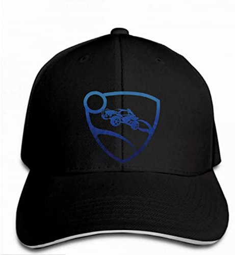 FUWIND Jahrgang Baseball Kappe Mark Cap BB Cap Print Herren Rocket League Baseball Cap Herren Blue Premium Snapback Schirmmütze Geschenk Geburtstag Geschenk