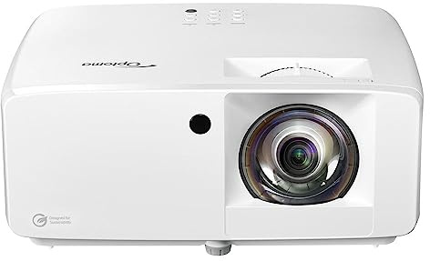 Optoma GT2100HDR Compact Short Throw Laser Home Theater and Gaming Projector, 1080p HD with 4K HDR Input, Bright 4,200 Lumens for Day and Night Viewing
