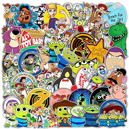 Story Stickers 50PCS Vinyl Stickers for Laptop,Bumper,Skateboard,Water Bottles,Phone,Cartoon Anime Stickers for Teens Adult