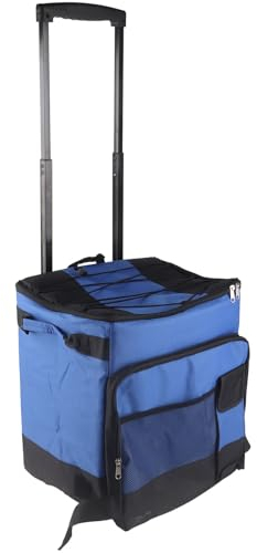 banapoy Hielera Plegable con Ruedas, 35 Latas, Portátil, a Prueba de Fugas, Aislada, Suave, con Ruedas y Asa, Hielera para Carro, para Playa, Camping, Viajes Al Aire Libre