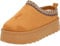 Palado Hausschuhe Damen Asinara – kuschelig warm gefütterte Pantoffeln - bequeme Schlupfschuhe für Zuhause Basic Tan UK6 - EU39