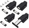 Tsudoku Push Latch Heavy Duty 4 Pack Push to Open Cabinet Hardware Magnetic Contact Latches for Door Push Black