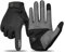 INBIKE Fahrradhandschuhe MTB Moutainbike Handschuhe Langfinger Herren Touchscreen rutschfest Stoßfest Elastisch Reflektierend Atmungsaktiv Radsport Multifunkton IHC406 Schwarz XL
