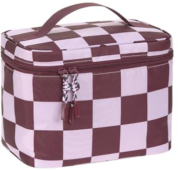 LÄSSIG Baby Wickeltisch Organizer Windel-Organizer to Go/Casual Nursery Caddy To Go deep red/lavender