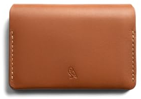 Bellroy Under Cover (schlankes Kartenetui aus Leder mit Kartenfach, Schnellzugriffsschlitz und Platz für gefaltete Geldscheine) - Caramel