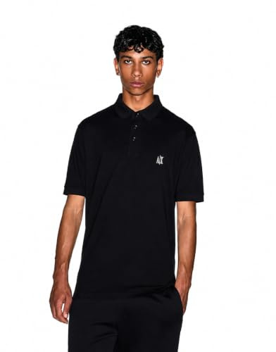Armani Exchange Herren Icon Project, Embroidered Logo Polohemd (1er Pack)