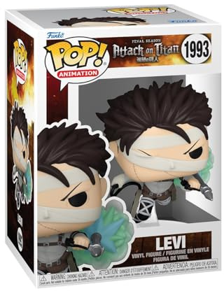 Funko Pop! Animation: Attack On Titan - Levi Ackerman - (SP-1) - Figura de Vinilo Coleccionable - Idea de Regalo - Mercancia Oficial - Juguetes para Niños y Adultos - Anime Fans