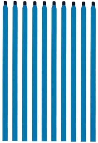 Pixaro 10pcs Battery Adhesive Strips, Blue, 21.2 cm x 0.8 cm, Double Sided Tape for Laptop Screen, Watch, Phone Screen Repair and Assembly