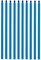 Pixaro 10pcs Battery Adhesive Strips, Blue, 21.2 cm x 0.8 cm, Double Sided Tape for Laptop Screen, Watch, Phone Screen Repair and Assembly