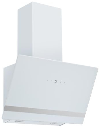 PKM Cappa aspirante S21-60AWTH | Bianco | Larghezza 60 cm | Display con Touch Control