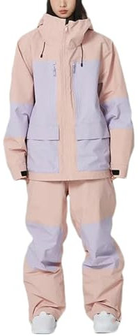 JOHAFXC Winter Skiganzug wasserdichte Frauen Ski -Trailsuit warme Jacke Hosen Sets Snowboardkleidung HY015 M