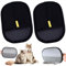 Doppelseitige antistatische Haustier Handschuhe, 2 Pcs Doppelseitige Entwirrungs Handschuhe Haustiere, doppelseitig Haustiere Antistatik Handschuhe, für Hund & Katze Haustier Bürsten Handschuh