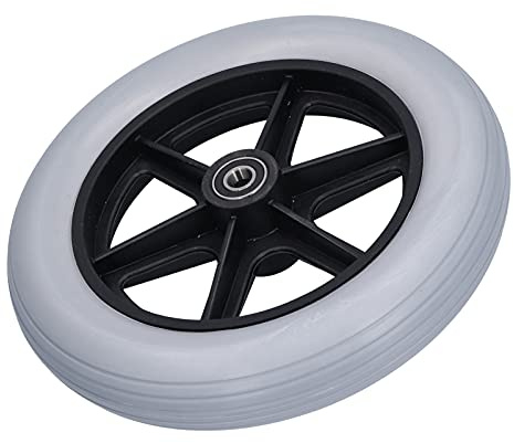 Premium -Rad -Ersatz + Rollstuhl -Vorderrad 10 Zoll Caster Reifen Flaches Zubehör + Elektrorollstuhl Vorderrad + Rollwandere